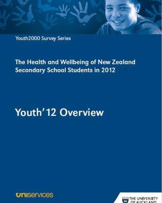 Youth'12 overview: The health and wellbeing of New Zealand secondary school students in 2012
